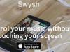 "Swysh" للتحكم بالموسيقى على آيفون دون لمس الشاشة