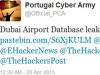 اختراق موقع مطار دبي وتسريب حسابات بريدية وكلمات المرور لها 