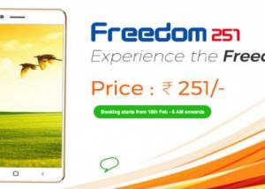 الهند تُطلق هاتف Freedom 251 بنظام أندرويد ومُعالج رُباعي النواة بأقل من 4 دولارات!