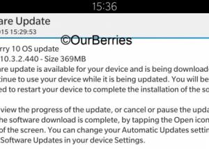 BlackBerry 10.3.2 بدأ في الوصول لهواتف بلاكبيري