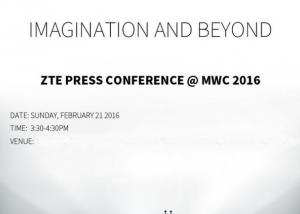 ZTE تشارك في معرض MWC 2016