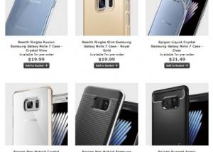 متجر بريطاني يعرض أكسسوارات Galaxy Note 7 قبل طرحه