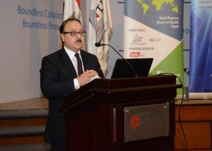 خلال المنتدى العربي الافريقي للأمن السيبراني بشرم الشيخ القاضي يؤكد أهمية الإسراع في انشاء منظومة وطنية لحماية امن الفضاء السيبراني