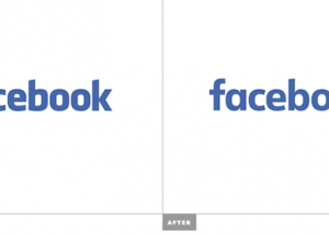 شركة الفيسبوك تقوم بتحديث شعارها  