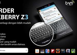 اطلاق" BlackBerry Z3 " في إندونيسيا