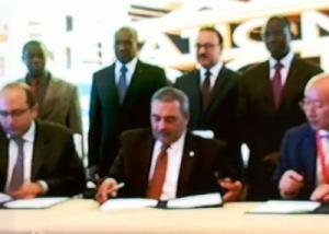 خلال فعاليات كايرو اى سى تى توقيع عقد انشاء اول مصنع لإنتاج اجهزه التليفون المحمول فى مصر