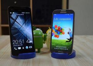 مقارنة بين "جالاكسي إس 5" و "إتش تي سي M8"